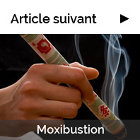 La moxibustion en MTC