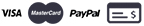 Payment by credit card or via PayPal